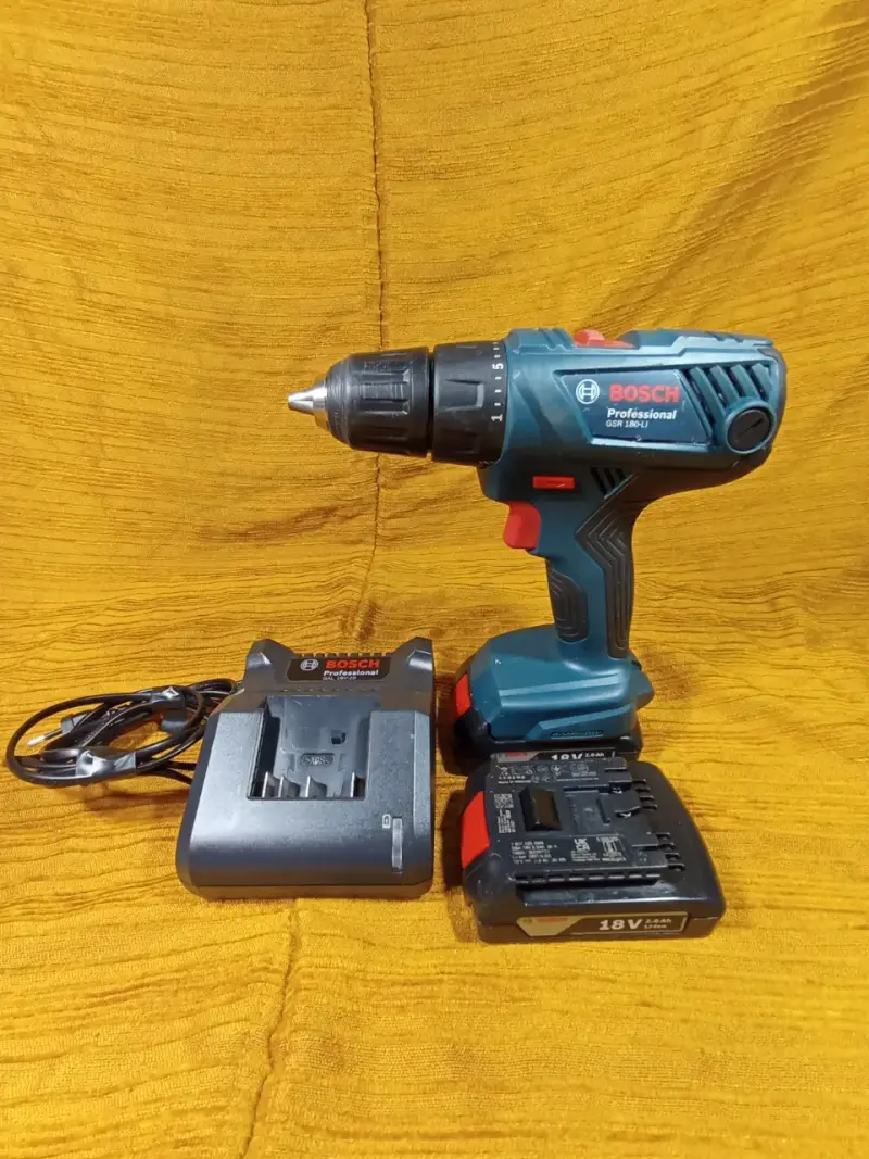 TALADRO INALÁMBRICO PROFESIONAL BOSCH GSR 180LI 18 - 1