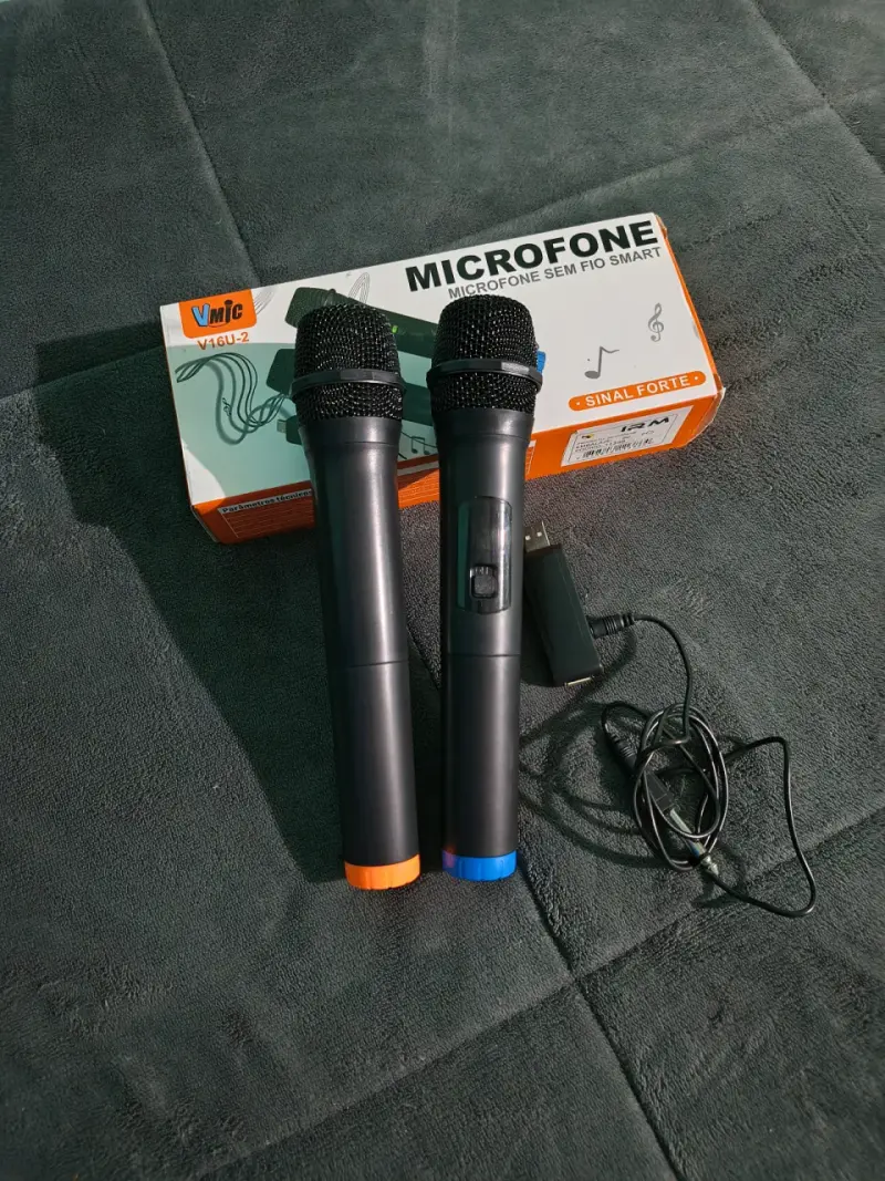 Micrófonos inalámbricos Vmic V16U-2 con receptor - 1