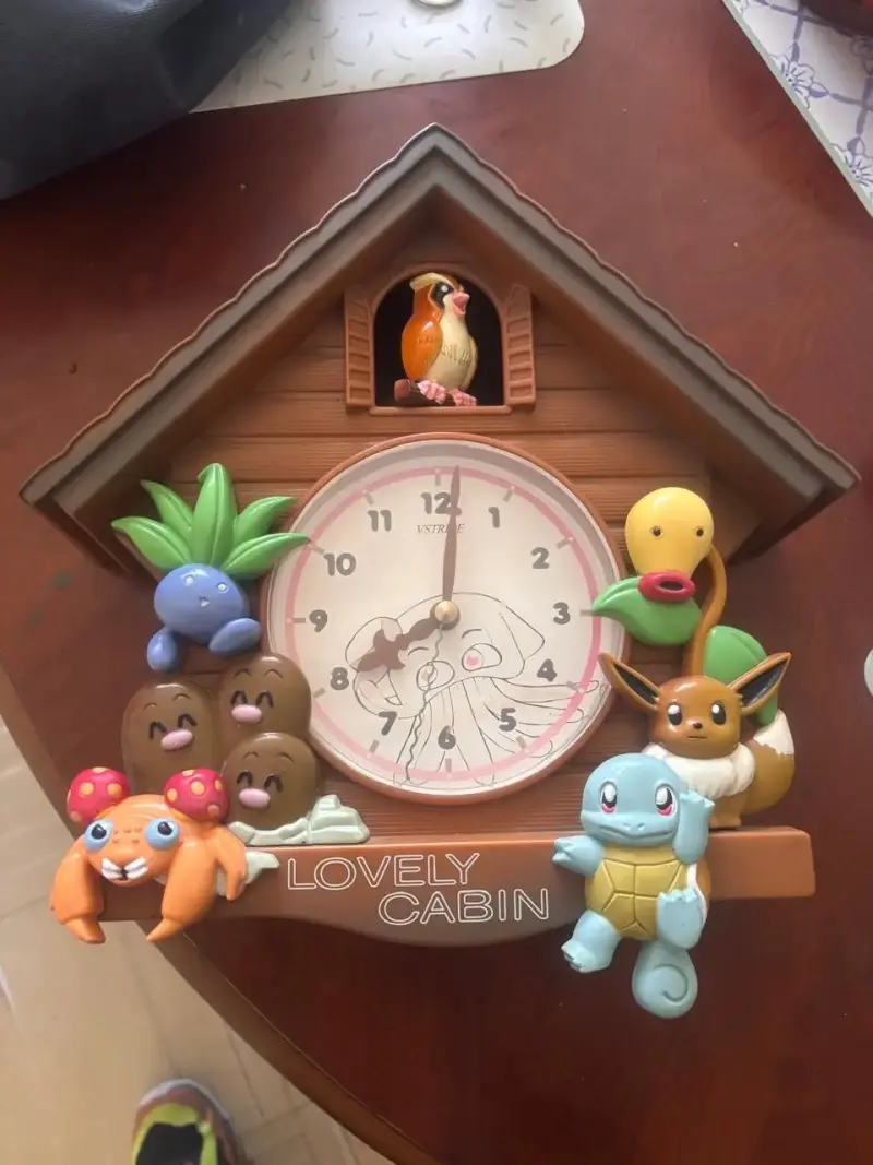 Reloj de pared temático Pokémon Lovely Cabin