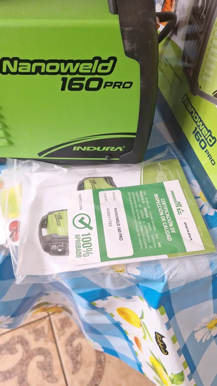 Soldadora Indura Nanoweld 160 Pro - 1
