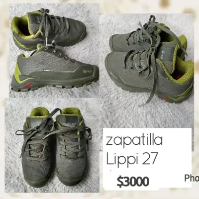 Zapatillas de trekking Lippi talla 27 gris - miniatura 1