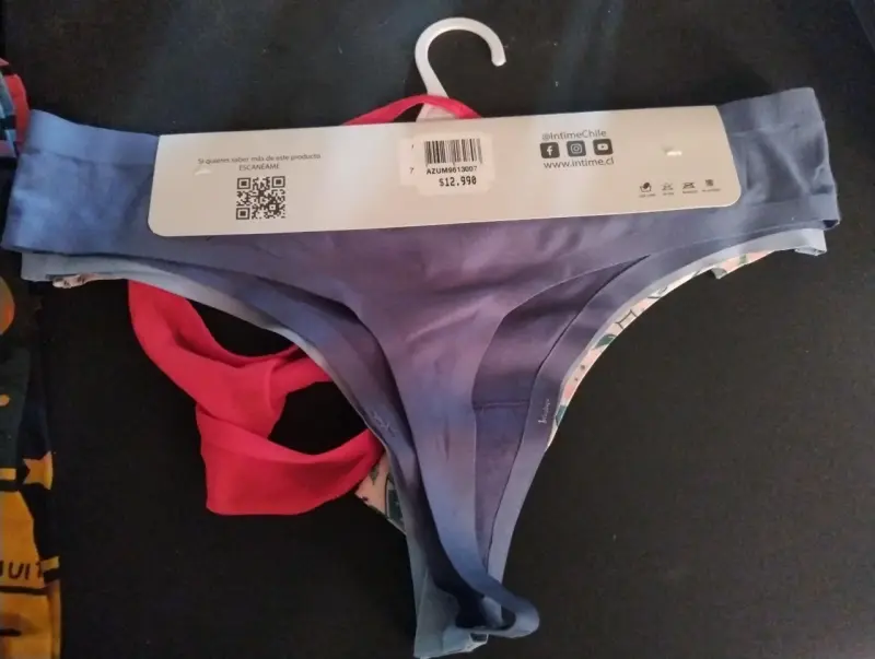Calzón bikini azul Intime Chile - 1