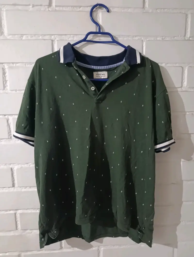 Polera Polo Verde Hombre marca Sfera men