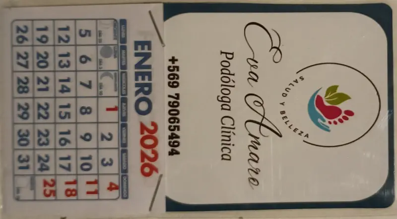 Calendario de Escritorio 2026 con Publicidad - 1