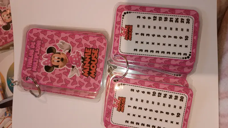 Llavero educativo con tablas de multiplicar - 6