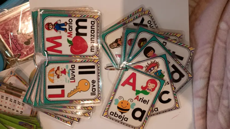 Tarjetas educativas de abecedario para niños - 1