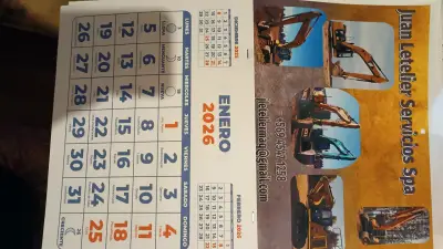 Calendario de pared 2026 o 2027 - miniatura 1