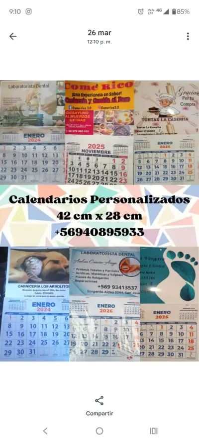 Calendario de pared 2026 o 2027 - miniatura 3