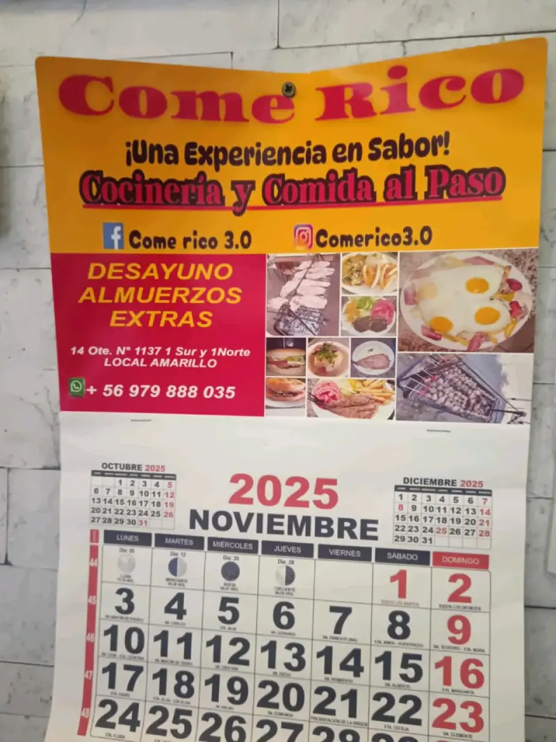 Calendario de pared 2026 o 2027 - 5
