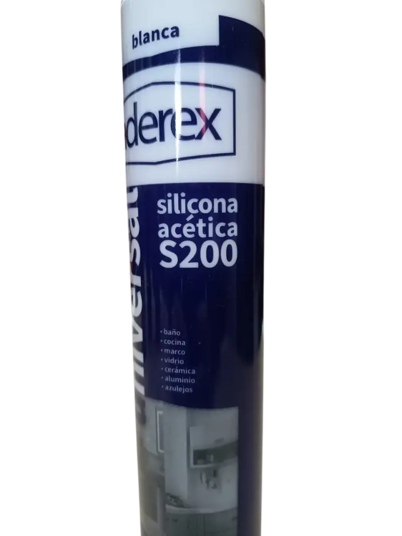 Pack 4 Siliconas Acetica Aderex 280ml - 2