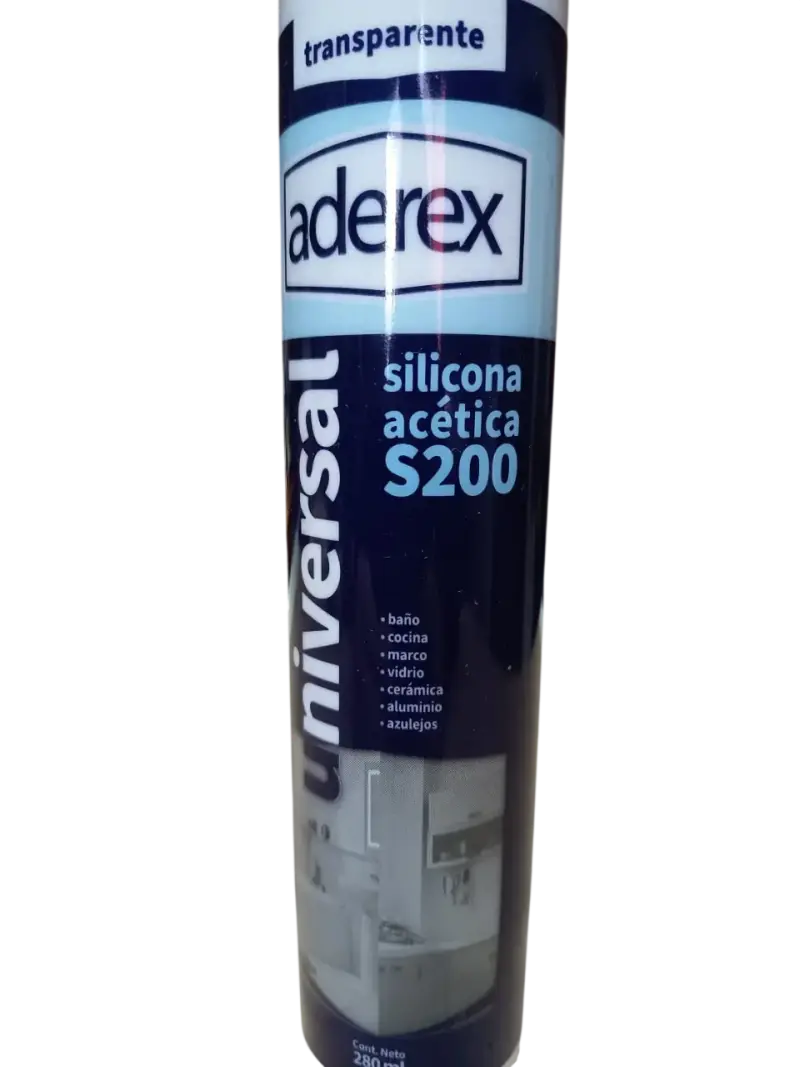 Pack 4 Siliconas Acetica Aderex 280ml - 3