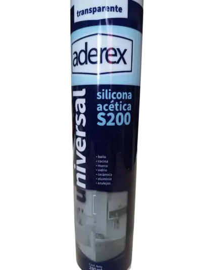Pack 4 Siliconas Acetica Aderex 280ml - miniatura 3