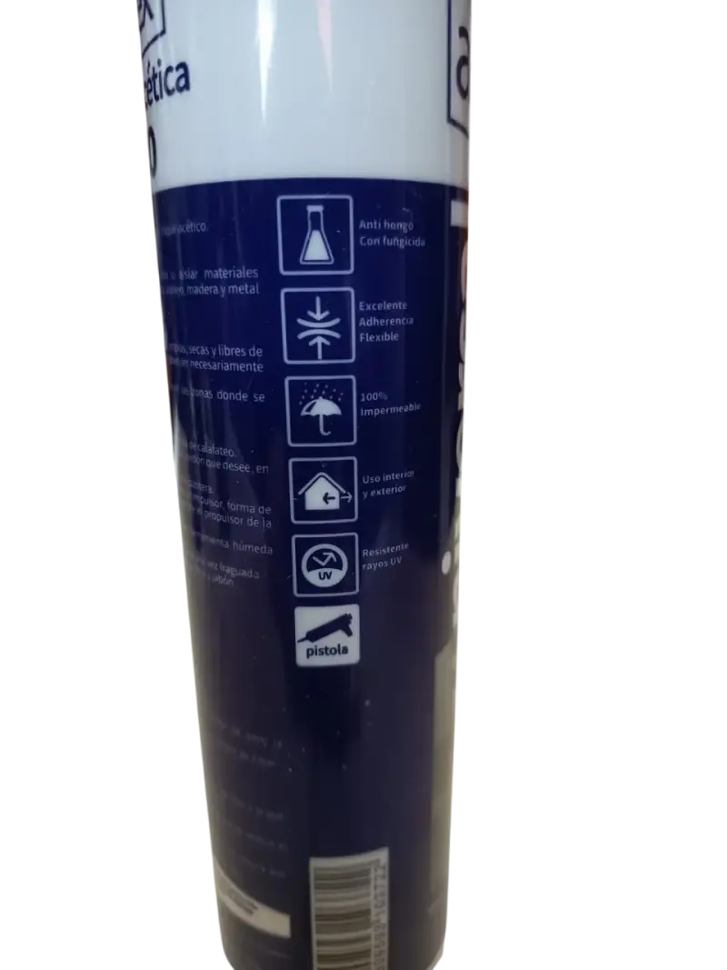 Pack 4 Siliconas Acetica Aderex 280ml - 5