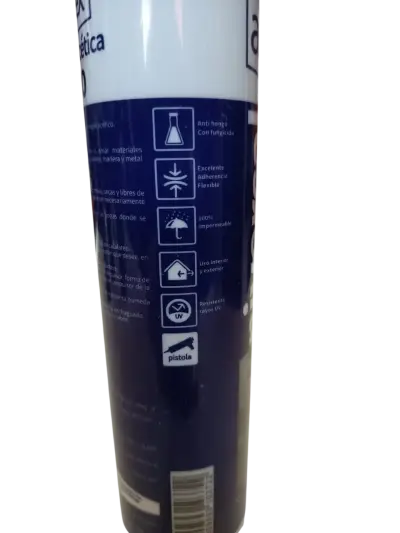 Pack 4 Siliconas Acetica Aderex 280ml - miniatura 5