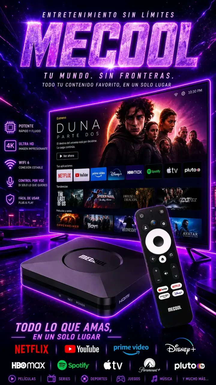 Reproductor de Streaming MECOOL con Control Remoto - 1