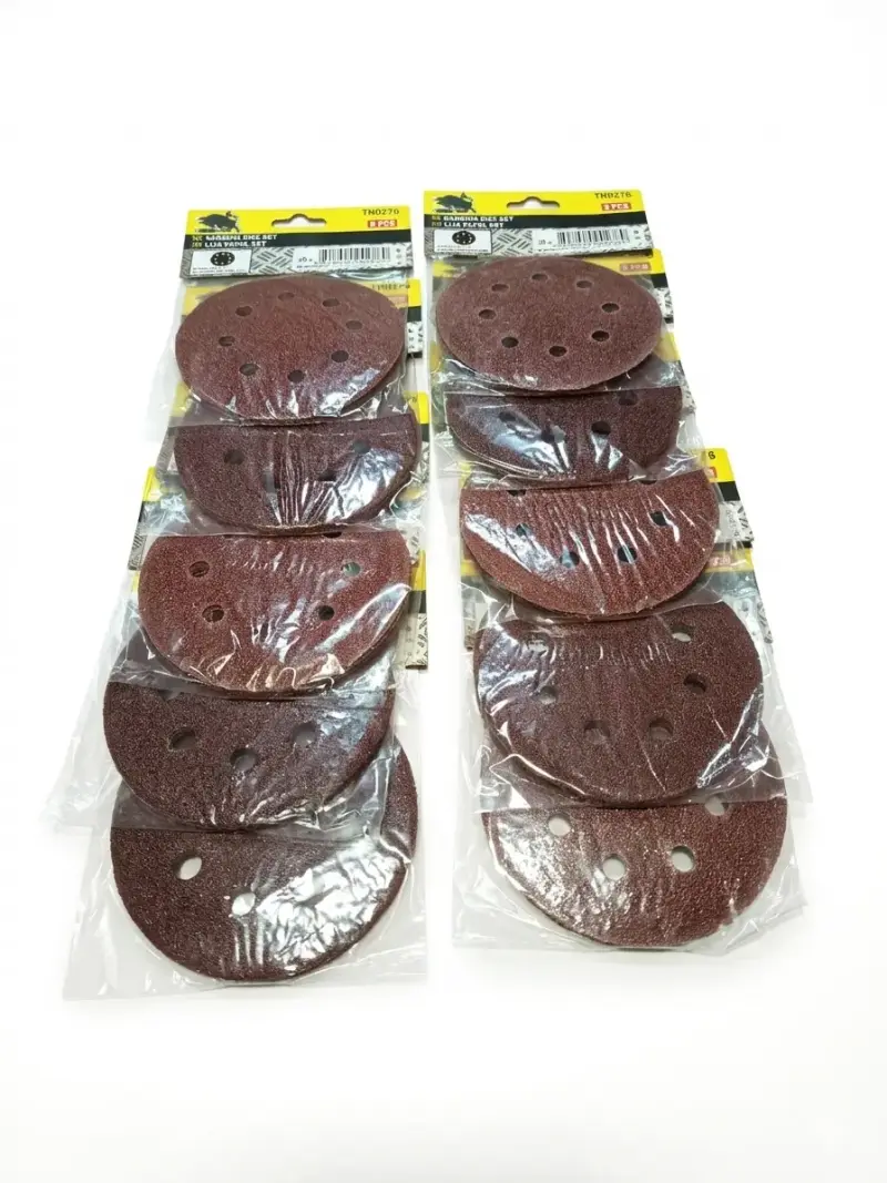 Pack 10 Paquetes Lija Velcro 115mm (50u) - 1