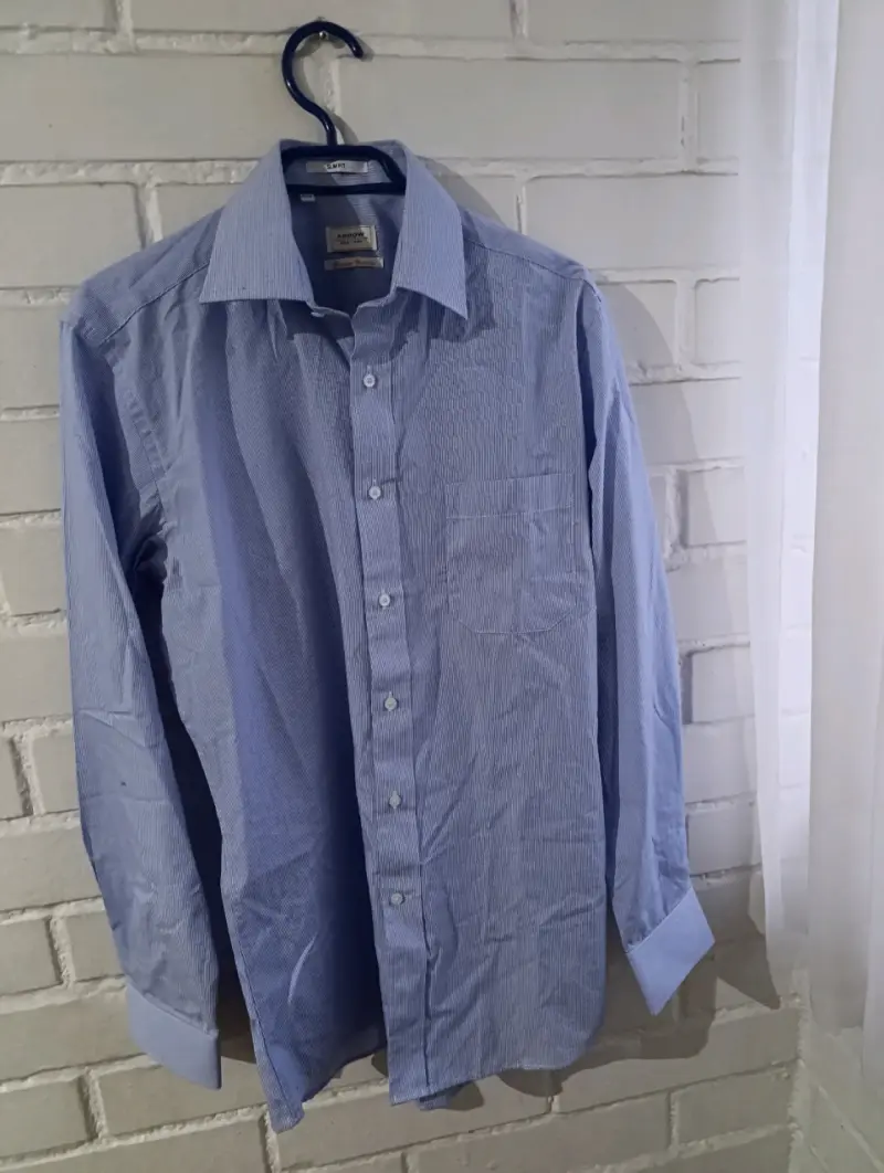 Camisa formal azul para hombre Arrow