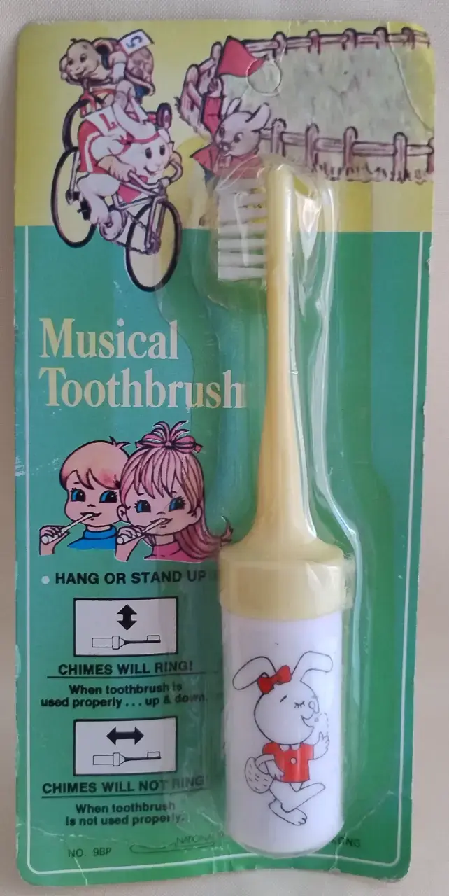 Cepillo dientes musical infantil Vintage Años 80 - 2