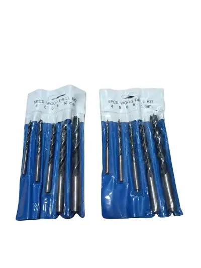 Pack 2 Sets de 5 Brocas para Madera 4mm a 10mm - miniatura 1