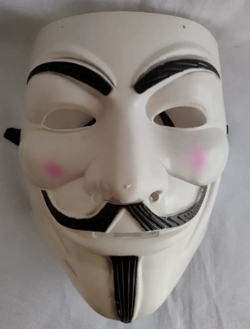 Máscara Vendetta de Disfraz Blanca - 2