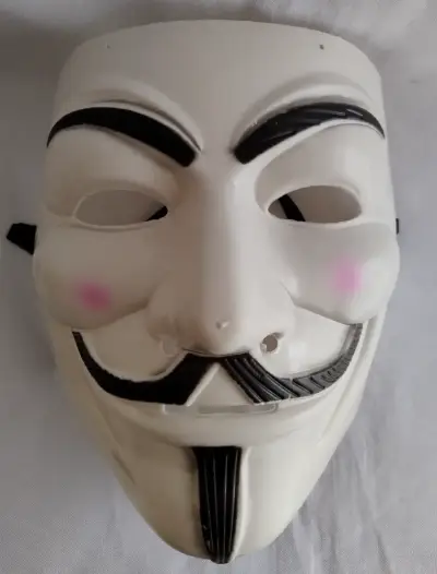 Máscara Vendetta de Disfraz Blanca - miniatura 2