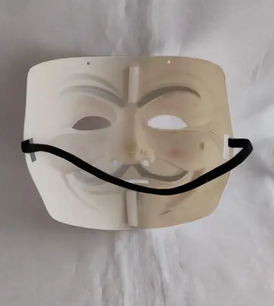 Máscara Vendetta de Disfraz Blanca - miniatura 3
