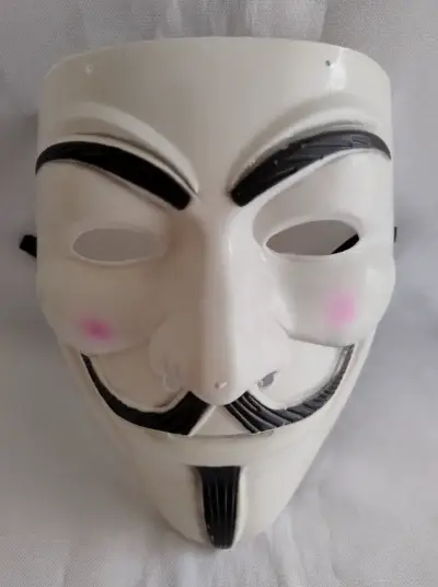 Máscara Vendetta de Disfraz Blanca - miniatura 4