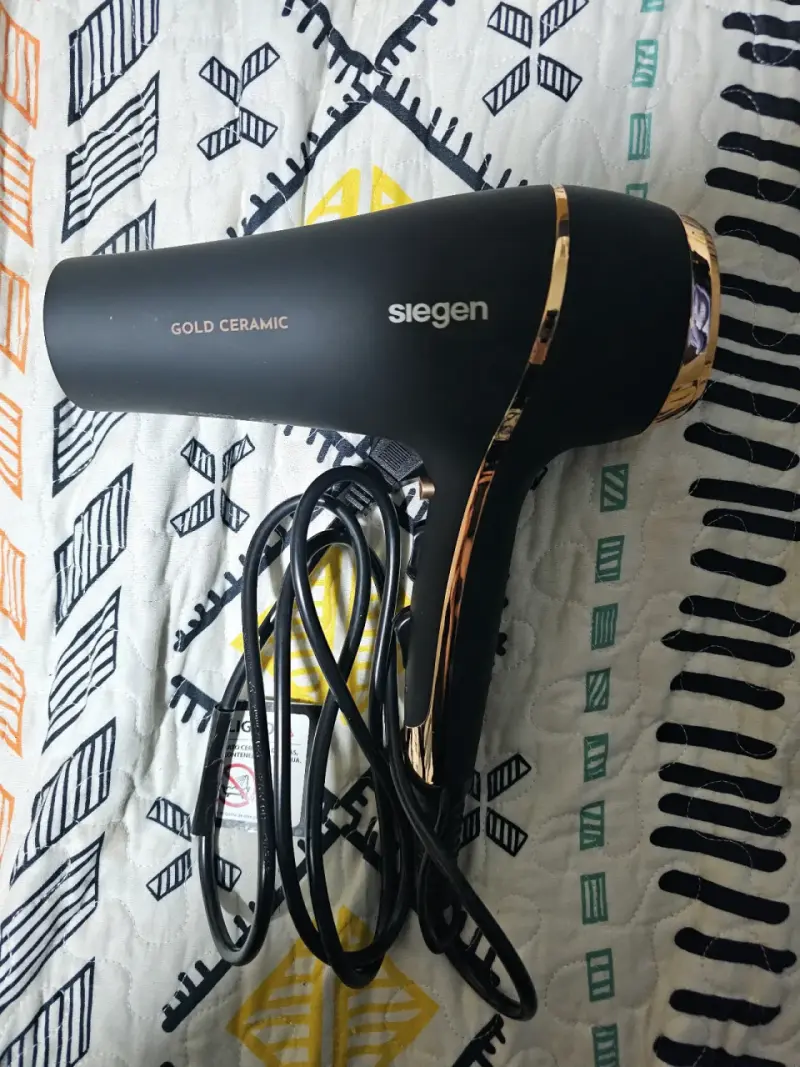Secador de Pelo Siegen Gold Ceramic con Difusor - 3