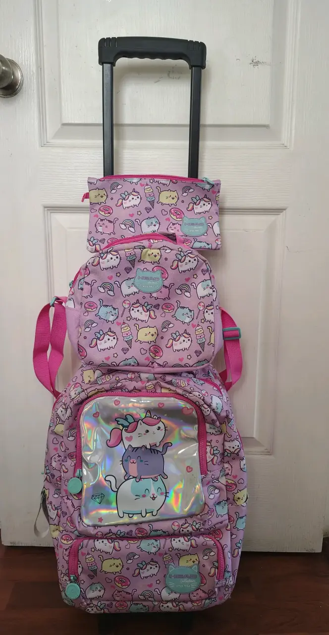 Mochila escolar Head con diseño de unicornios - 1