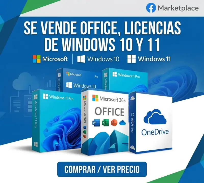 Licencias de Microsoft Office y Windows 10/11