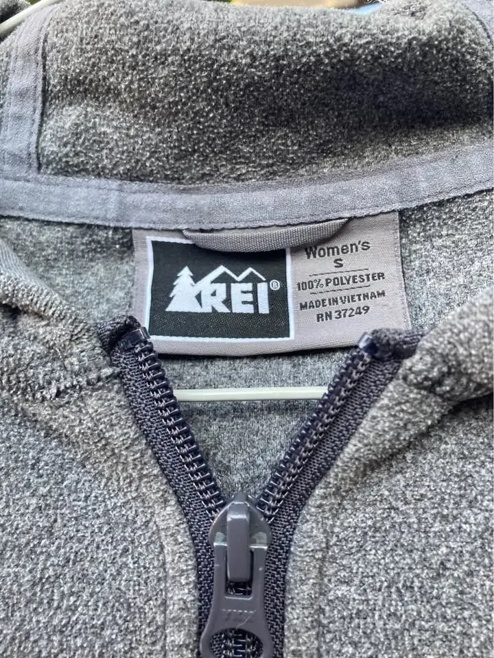 Polar REI Women's Fleece Hooded Talla S - 3