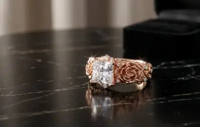Anillo Vintage "Promesa de Rosas" – Edición Gold - miniatura 1