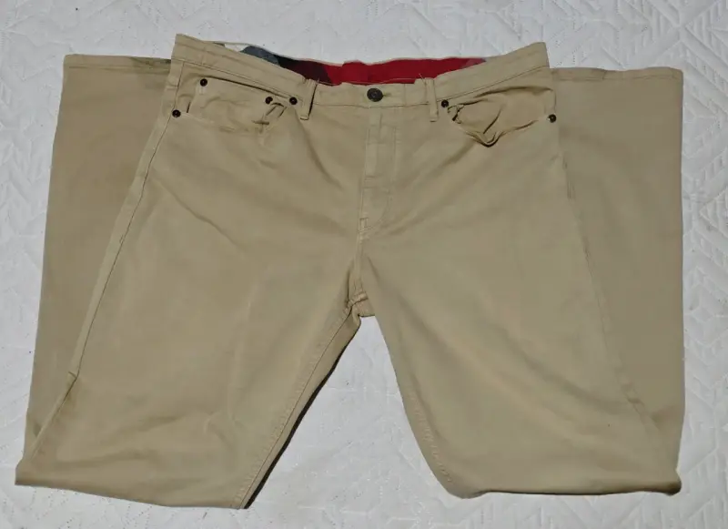 Pantalon burberry brit beige talla 48 buen estado - 1