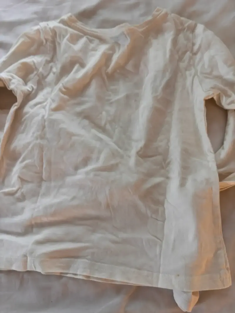 Polera blanca de algodón tall - 1
