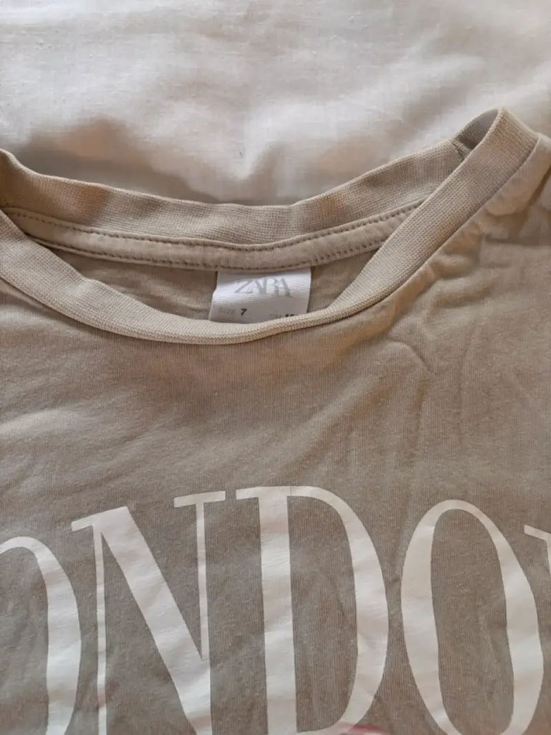 Polera beige de algodón para mujer - 2