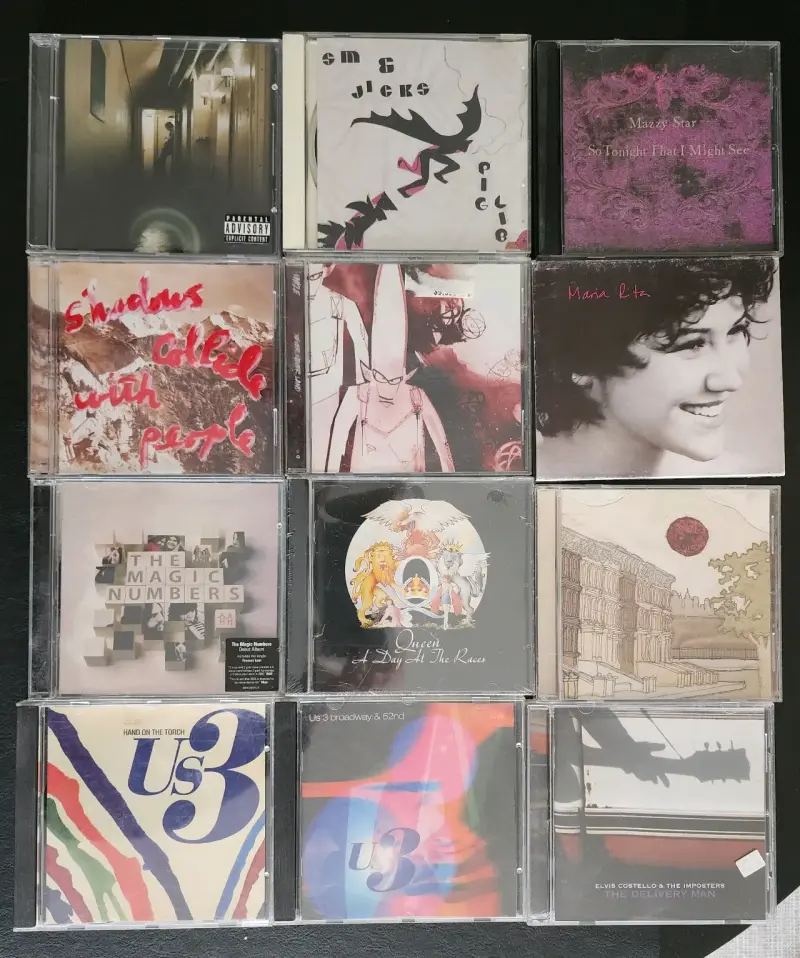 CDs de música, venta individual