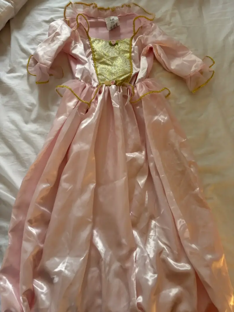 Disfraz de princesa rosa para niña - 4