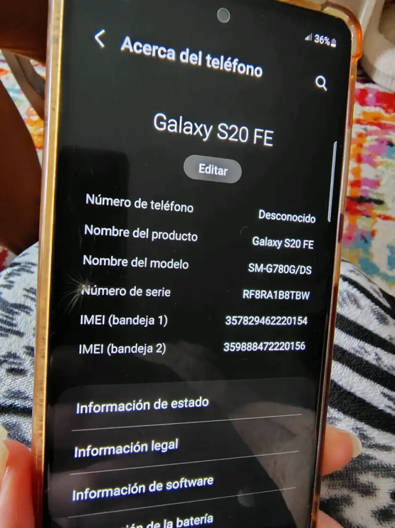 Smartphone Samsung Galaxy S20 FE Lavanda - 2