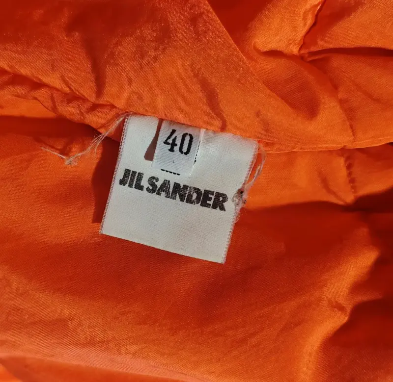 Parca plumas naranja Jil Sander archivo impecable - 5