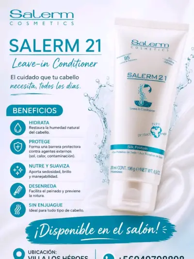 Acondicionador sin enjuague Salerm 21 200ml - miniatura 1