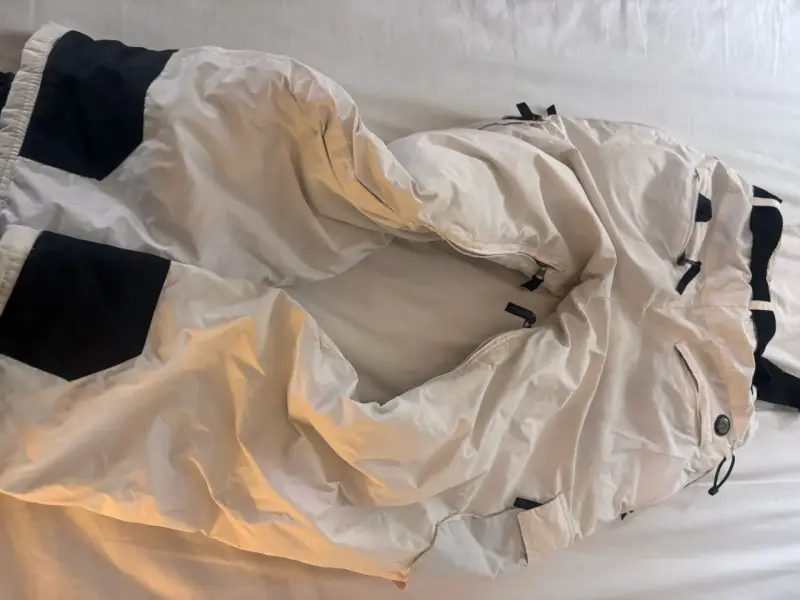 Pantalones de esquí Maui blancos y negros - 1