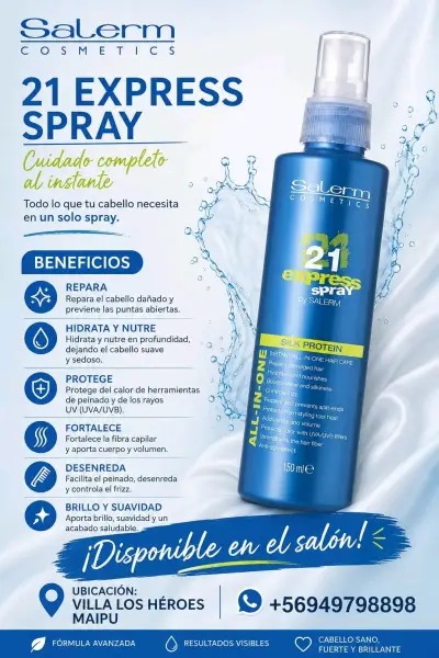 Spray Capilar Salerm 21 Express 150ml - miniatura 1
