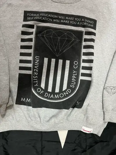 Crewneck gris Diamond Supply Co. - miniatura 4