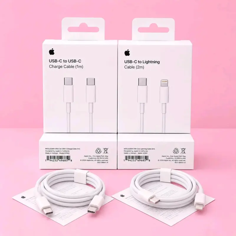 Cables tipo C y Lightning
