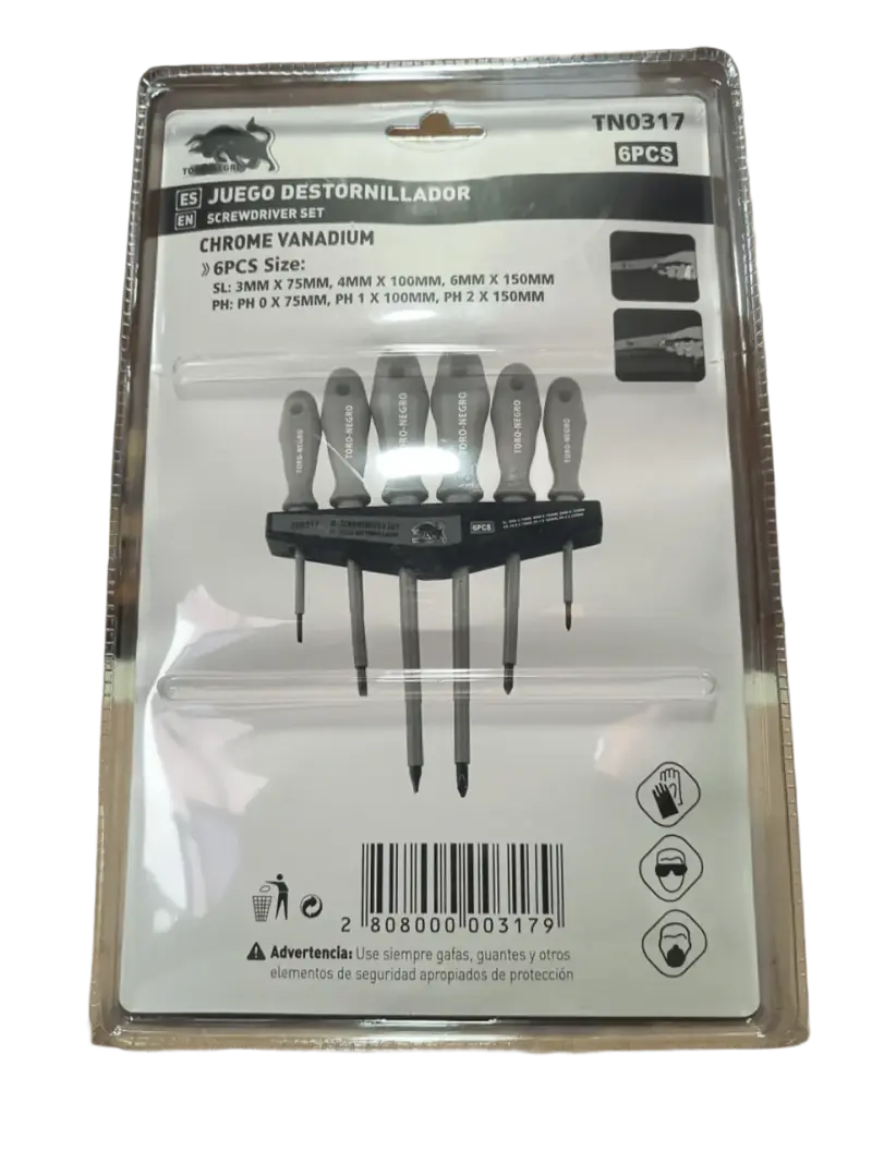 Pack 2 Set Destornillador Aislado Toro - 3