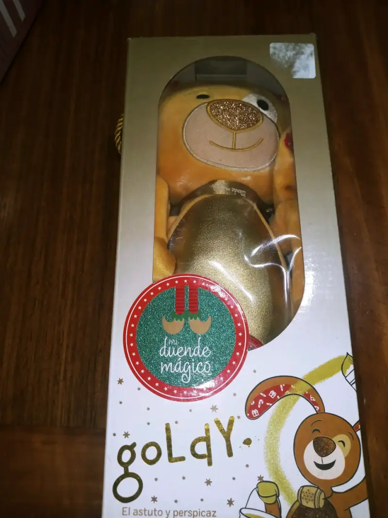 Peluche Goldy Mi Duende Mágico con Brillo - 4
