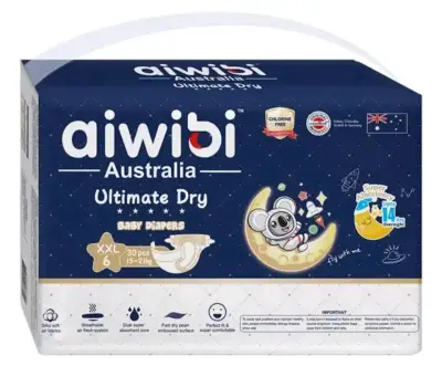 Pañales Aiwibi Ultimate Dry XXL 30 Unidades - miniatura 1