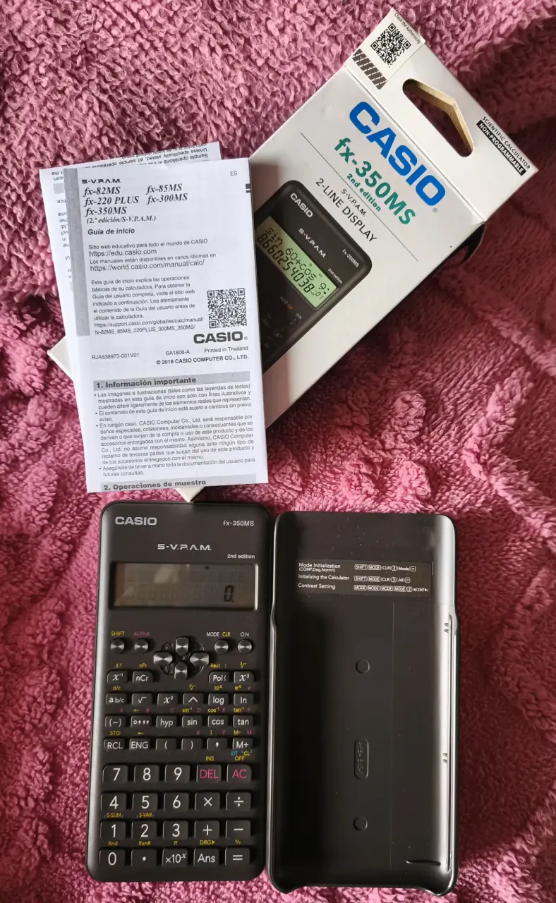 Calculadora científica Casio FX-350MS 2nd Edition