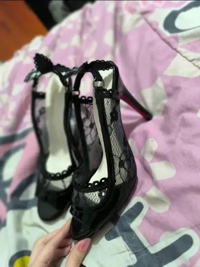 Tacones/ tacos de encaje elegantes y sexys - miniatura 1