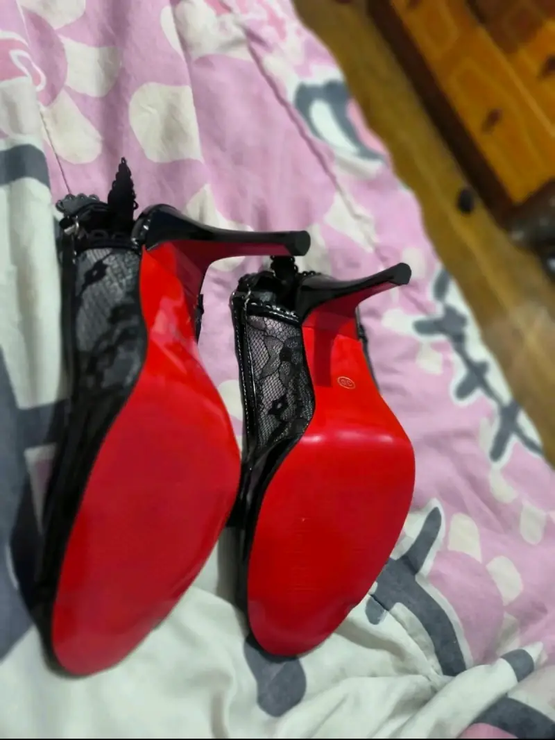 Tacones/ tacos de encaje elegantes y sexys - 4